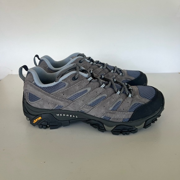 Merrell Women's Moab 2 Vent Hiking Shoes in Grey Smoke, size 9.5 - Picture 2 of 12